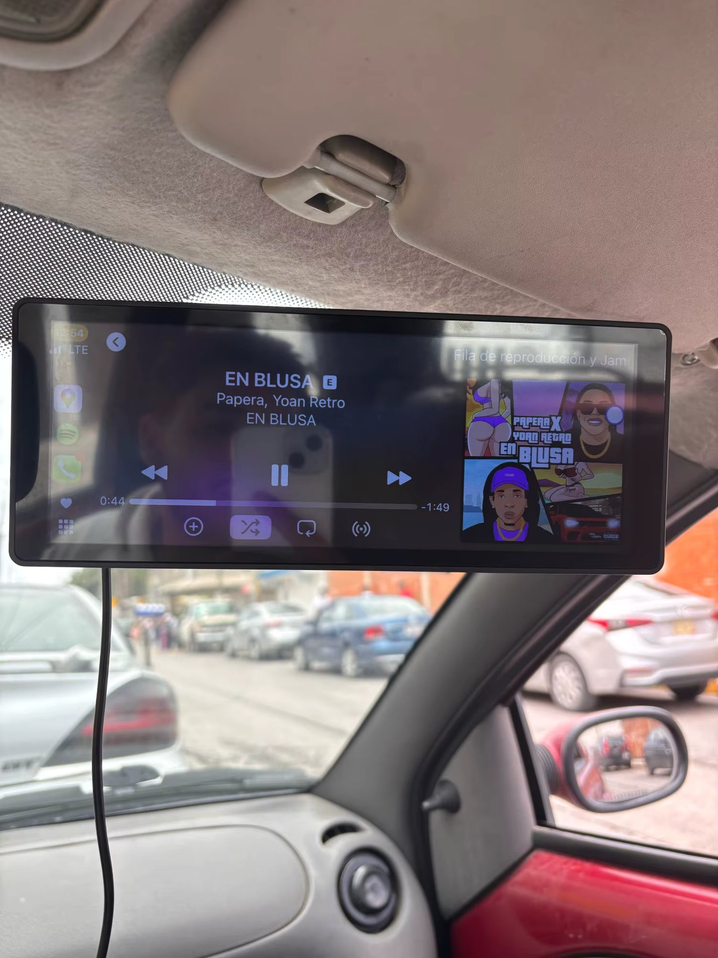 BQCC 10.26 Inch Portable Wireless Carplay Screen HD Rear Reversing Camera Car Radio DVR MP5 Multimedia Video Player Android Auto MyCarPlay