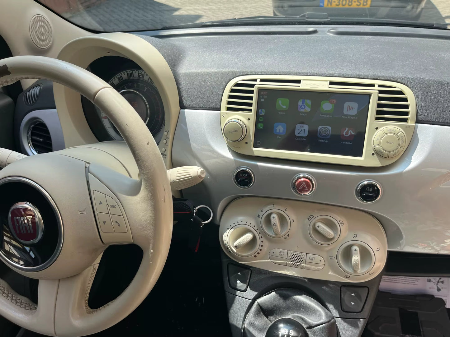 Carplay - Fiat 500, Abarth 2007, 2008, 2009-2015 MyCarPlay