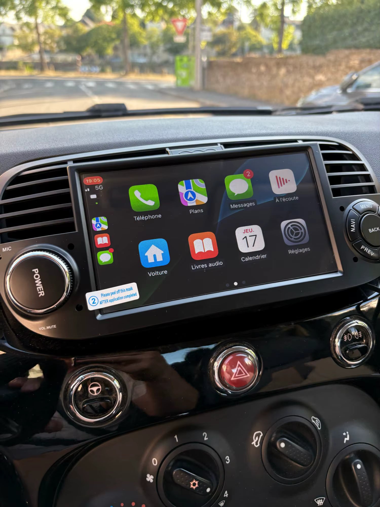 Carplay - Fiat 500, Abarth 2007, 2008, 2009-2015 MyCarPlay