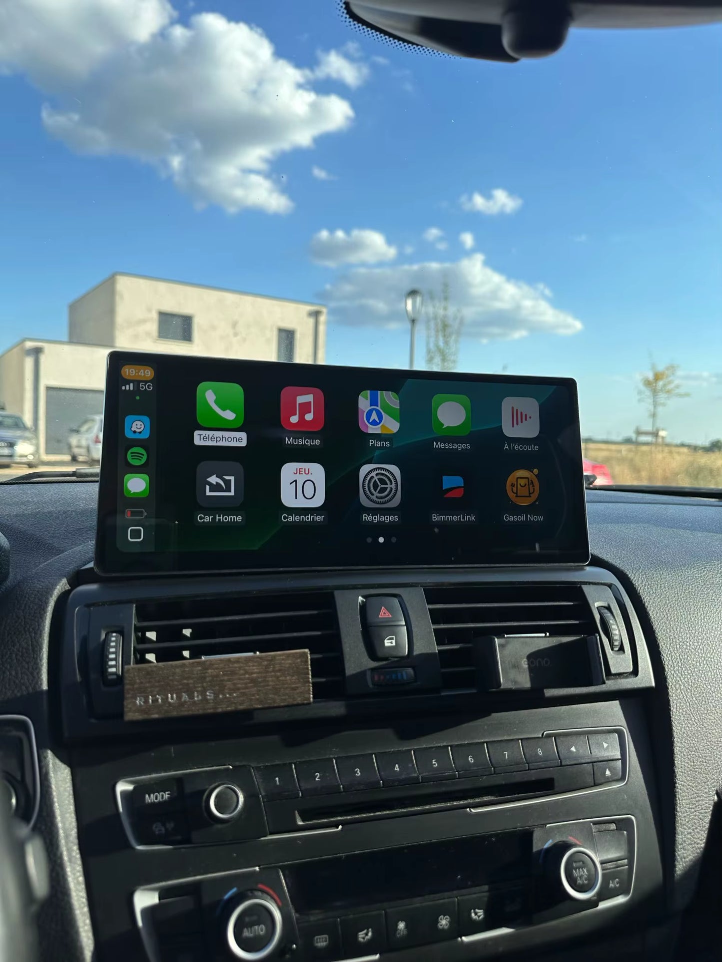 Écran d'affichage multimédia sans fil CarPlay Android Auto, 10.25'12.3', pour BMW série 1 2 3 4 F20 F21 F22 F30 F31 F32 F33 MyCarPlay