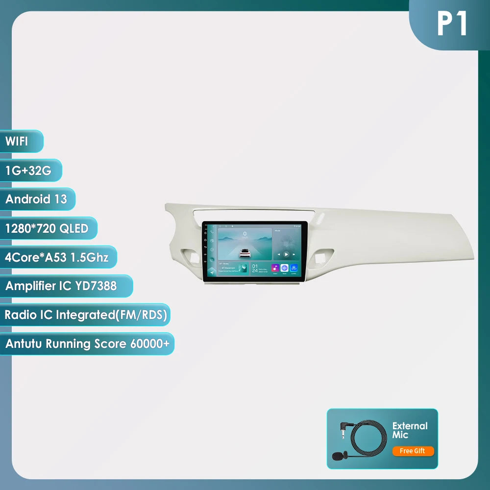 Hizpo 2 Din autoradio pour citroën C3 DS3 2010-2016 lecteur multimédia Audio CarPlay Android Auto GPS BT WIFI FM RDS Autoradio AI MyCarPlay