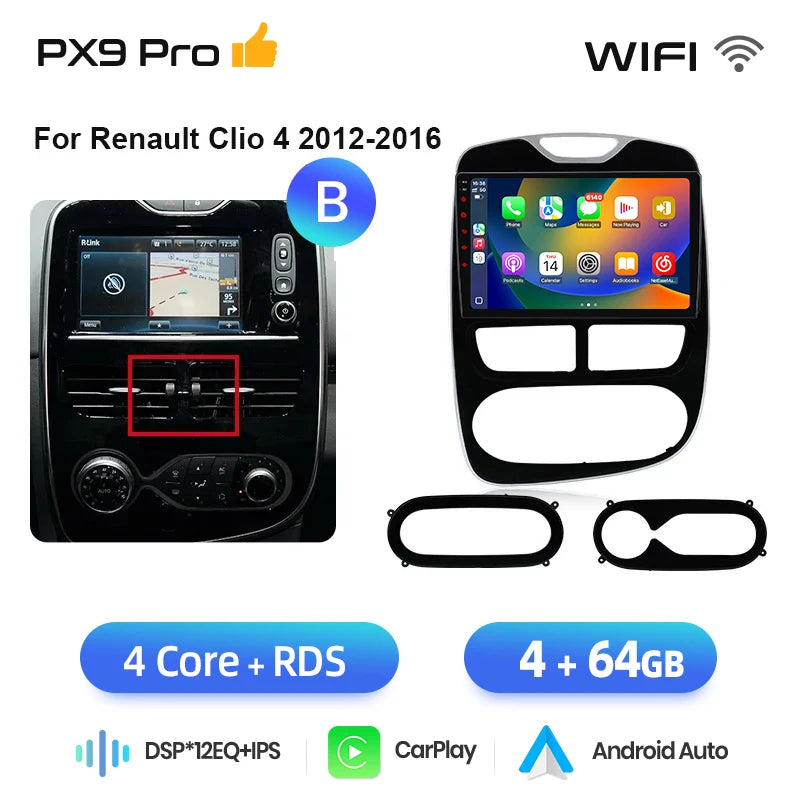 Carplay Renault Clio 4 - 2012 à 2019 MyCarPlay