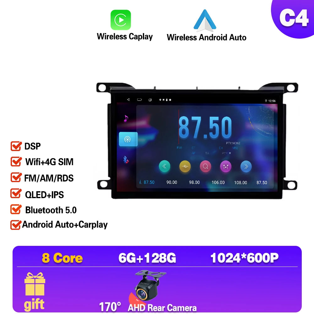 7 ''Android 14 autoradio pour citroën DS 5 DS5 508 2011 2014 2015 - 2018 multimédia autoradio lecteur écran unité principale Carplay 4G MyCarPlay