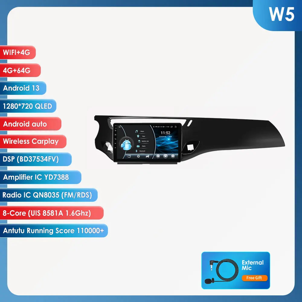 Hizpo 2 Din autoradio pour citroën C3 DS3 2010-2016 lecteur multimédia Audio CarPlay Android Auto GPS BT WIFI FM RDS Autoradio AI MyCarPlay