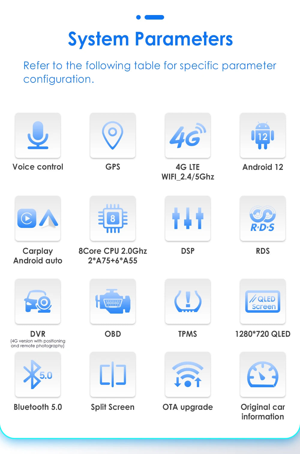 Hizpo-Autoradio Android, Navigation GPS, CarPlay, Stéréo, Unité principale, RDS, 4G, Limitation de l'autoradio, 2 Din, Renault Clio 2, 2000 - 2012 MyCarPlay