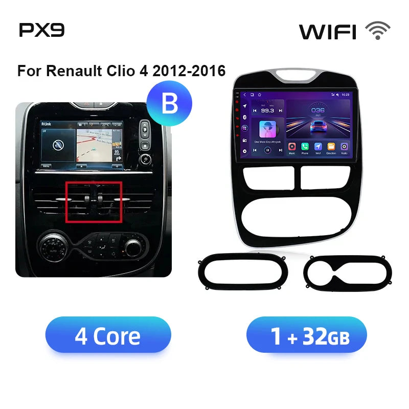 Carplay Renault Clio 4 - 2012 à 2019 MyCarPlay