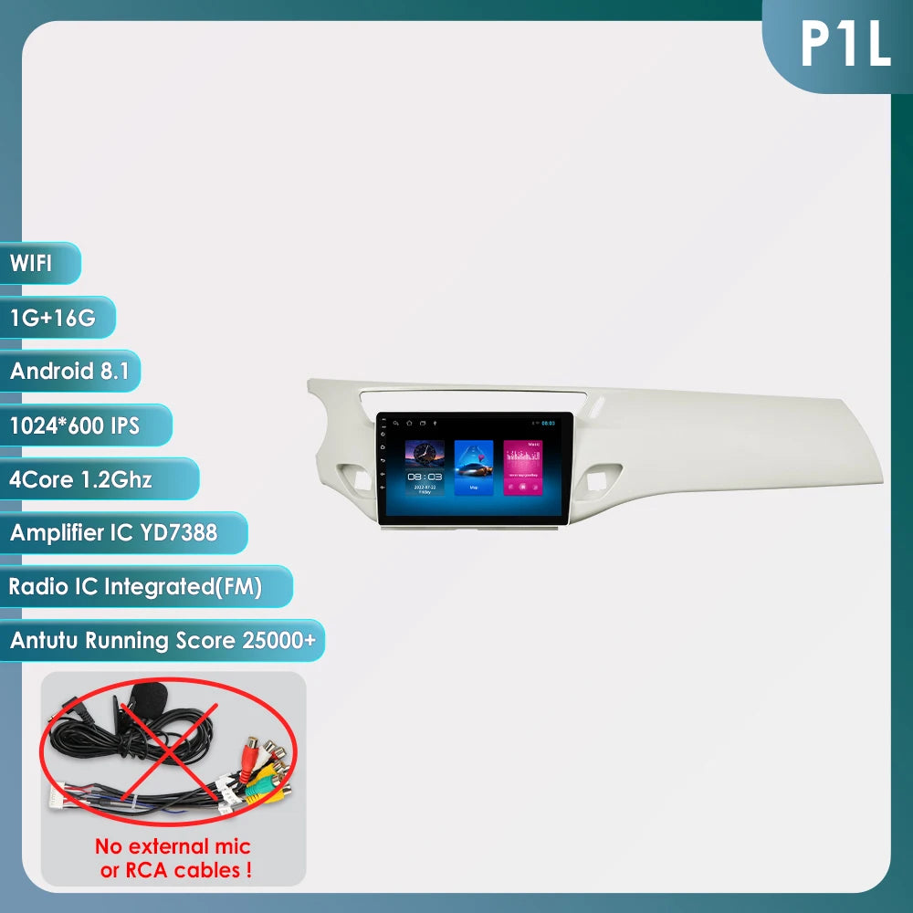 Hizpo 2 Din autoradio pour citroën C3 DS3 2010-2016 lecteur multimédia Audio CarPlay Android Auto GPS BT WIFI FM RDS Autoradio AI MyCarPlay