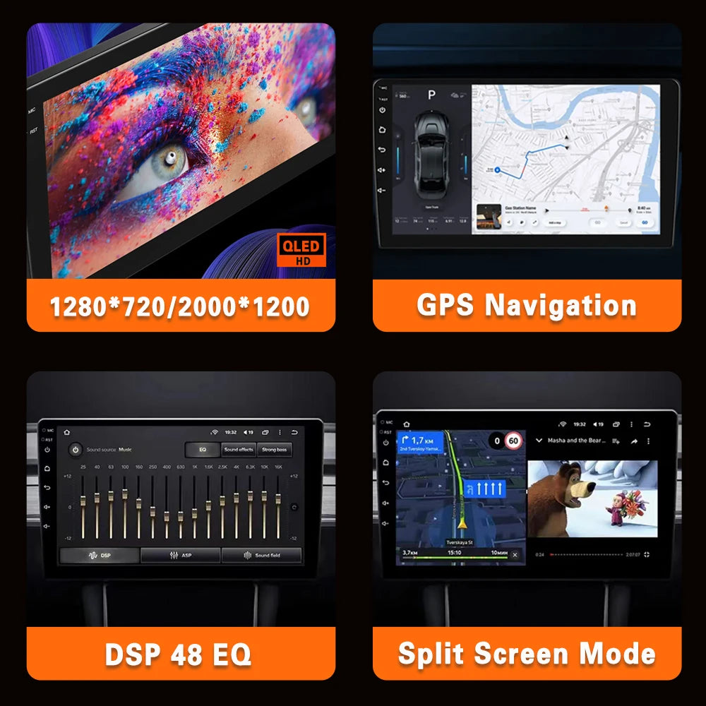 7 ''Android 14 autoradio pour citroën DS 5 DS5 508 2011 2014 2015 - 2018 multimédia autoradio lecteur écran unité principale Carplay 4G MyCarPlay