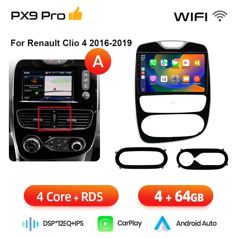 Carplay Renault Clio 4 - 2012 à 2019 MyCarPlay