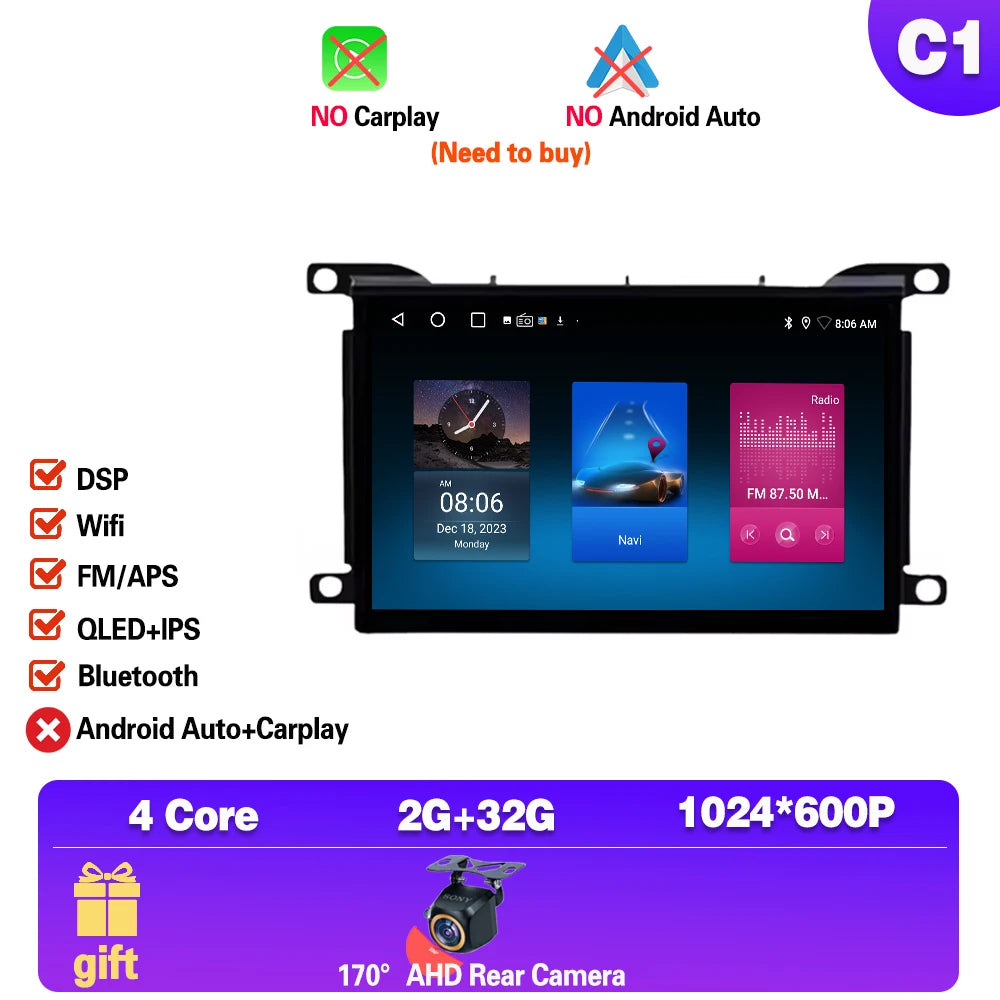 7 ''Android 14 autoradio pour citroën DS 5 DS5 508 2011 2014 2015 - 2018 multimédia autoradio lecteur écran unité principale Carplay 4G MyCarPlay