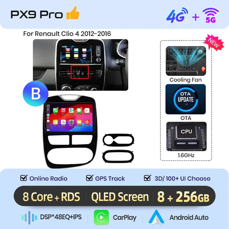 Carplay Renault Clio 4 - 2012 à 2019 MyCarPlay