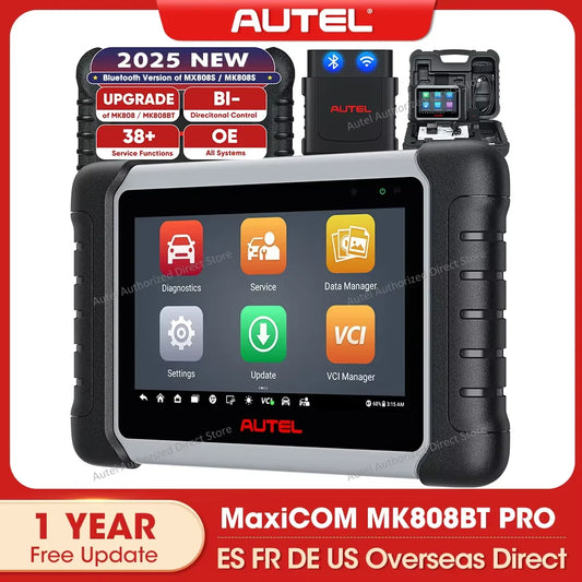 Autel MaxiCOM MK808BT PRO OBD2 Scanner outil de Diagnostic de voiture Bluetooth Scanner automobile lecteur de Code OBD2 PK MK808KBT MK808S MyCarPlay