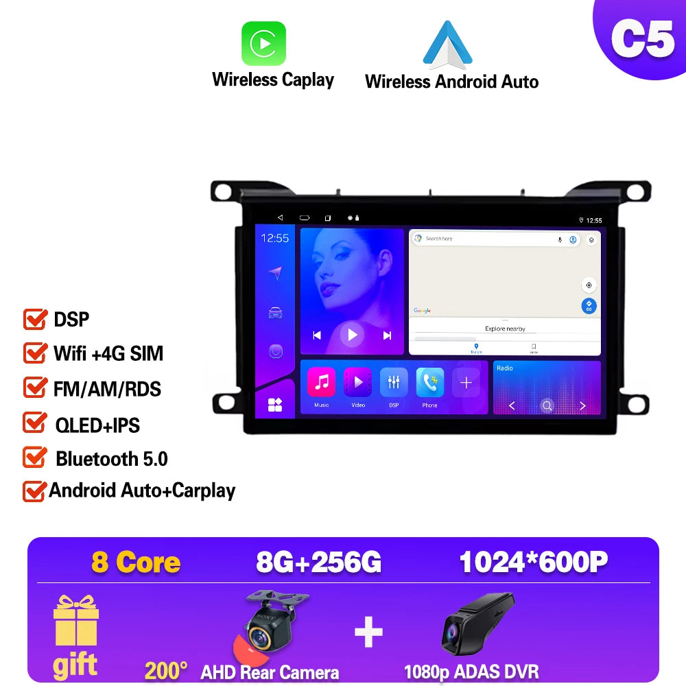 7 ''Android 14 autoradio pour citroën DS 5 DS5 508 2011 2014 2015 - 2018 multimédia autoradio lecteur écran unité principale Carplay 4G MyCarPlay