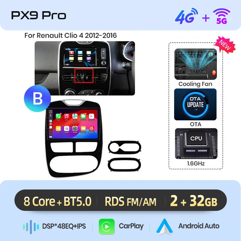 Carplay Renault Clio 4 - 2012 à 2019 MyCarPlay